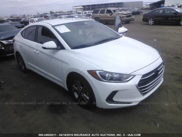 5NPD84LF1JH216039 - 2018 HYUNDAI ELANTRA SEL/VALUE/LIMITED WHITE photo 1