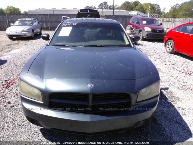 2B3KA43R37H697078 - 2007 DODGE CHARGER SE/SXT GRAY photo 6