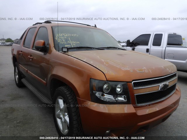 3GNEC12J97G121177 - 2007 CHEVROLET AVALANCHE C1500 ORANGE photo 1