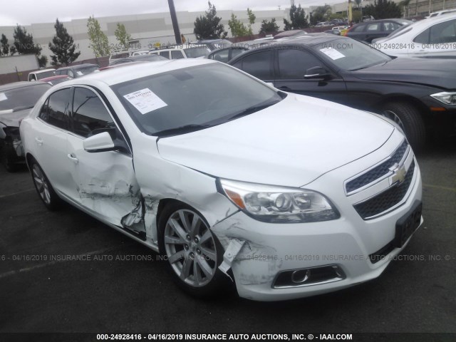 1G11E5SA5DF285833 - 2013 CHEVROLET MALIBU 2LT WHITE photo 1