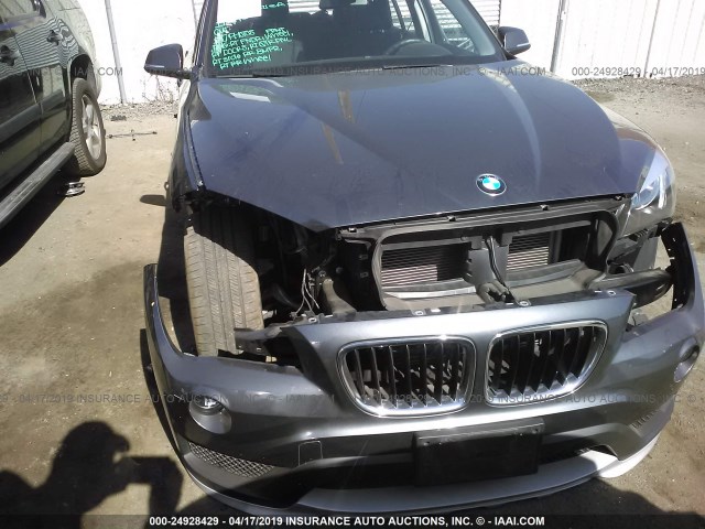 WBAVM1C57FVW57104 - 2015 BMW X1 SDRIVE28I GRAY photo 6