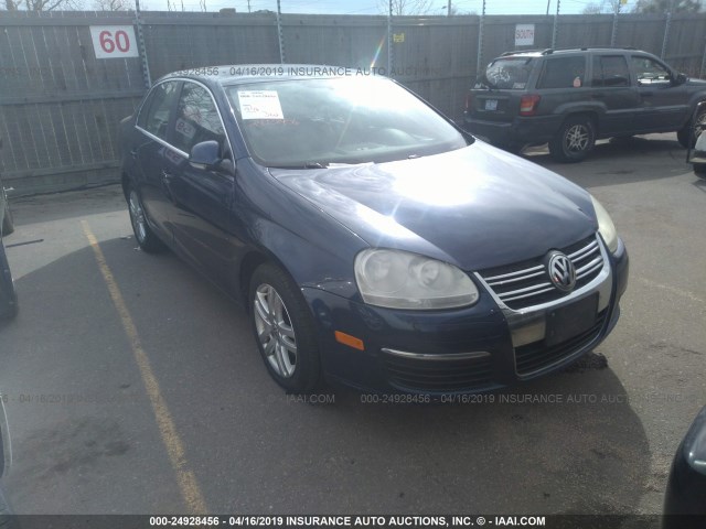 3VWRT71K26M050697 - 2006 VOLKSWAGEN JETTA TDI BLUE photo 1