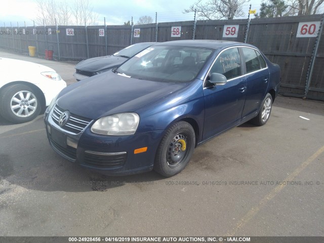 3VWRT71K26M050697 - 2006 VOLKSWAGEN JETTA TDI BLUE photo 2