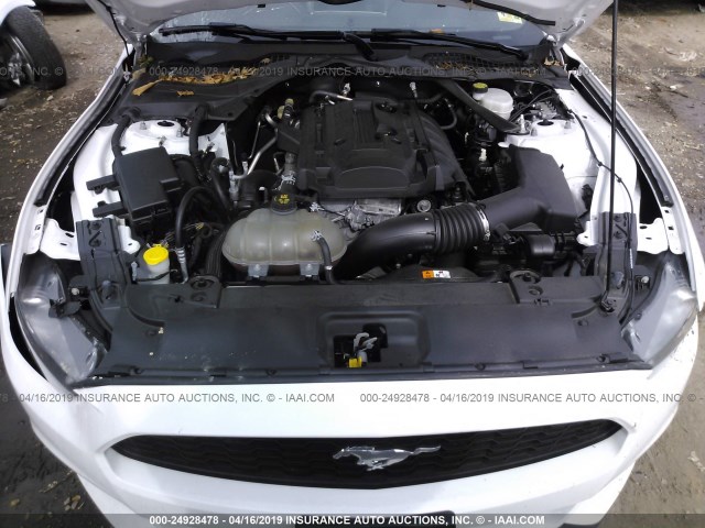 1FA6P8TH9G5272118 - 2016 FORD MUSTANG WHITE photo 10