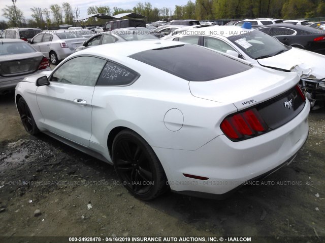 1FA6P8TH9G5272118 - 2016 FORD MUSTANG WHITE photo 3