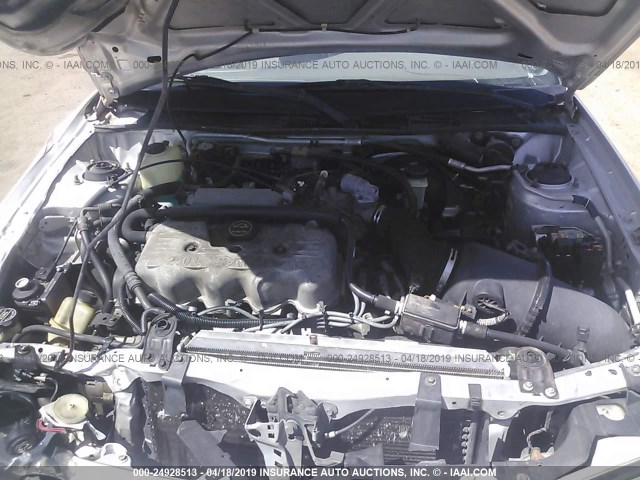 3FAFP13P31R140829 - 2001 FORD ESCORT GRAY photo 10