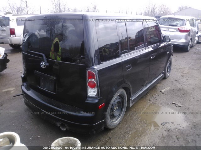 JTLKT324264116873 - 2006 TOYOTA SCION XB 黑色 照片 4