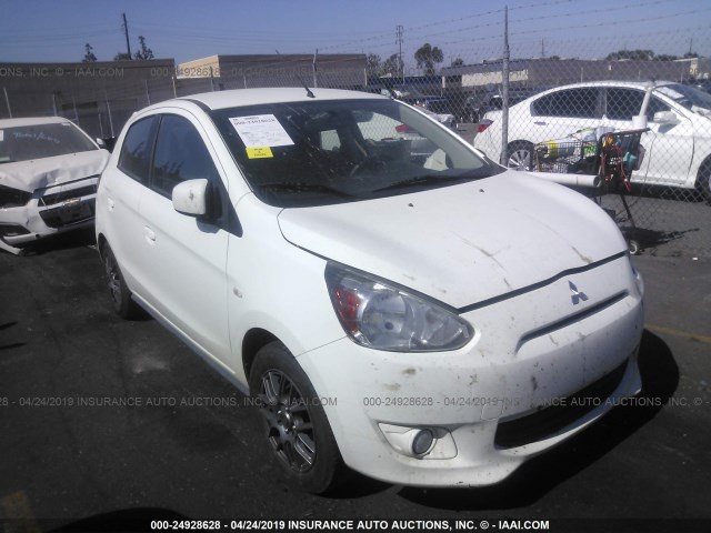 ML32A3HJ4EH008683 - 2014 MITSUBISHI MIRAGE DE WHITE photo 1