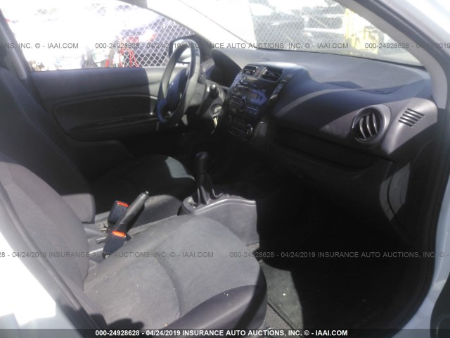 ML32A3HJ4EH008683 - 2014 MITSUBISHI MIRAGE DE WHITE photo 5