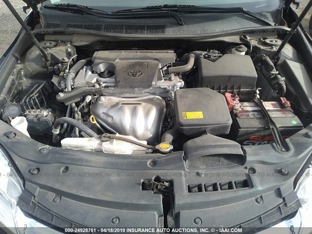 4T1BF1FK3FU038440 - 2015 TOYOTA CAMRY LE/XLE/SE/XSE შავი ფოტო 10
