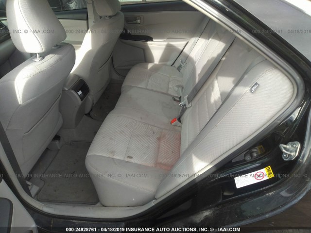 4T1BF1FK3FU038440 - 2015 TOYOTA CAMRY LE/XLE/SE/XSE შავი ფოტო 8