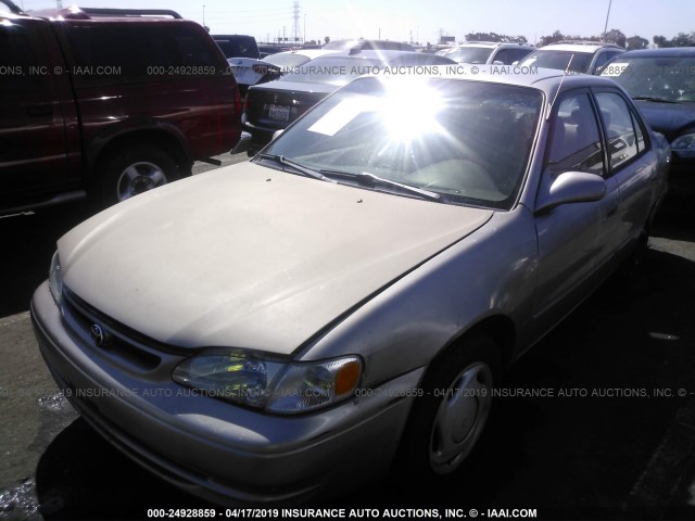 1NXBR18E3WZ061697 - 1998 TOYOTA COROLLA VE/CE/LE GOLD photo 2