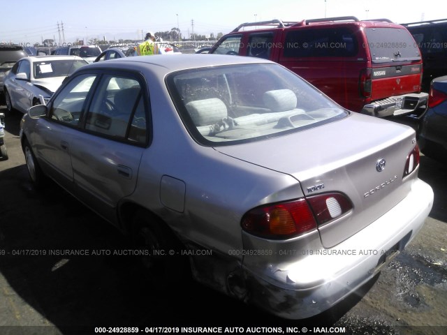 1NXBR18E3WZ061697 - 1998 TOYOTA COROLLA VE/CE/LE GOLD photo 3