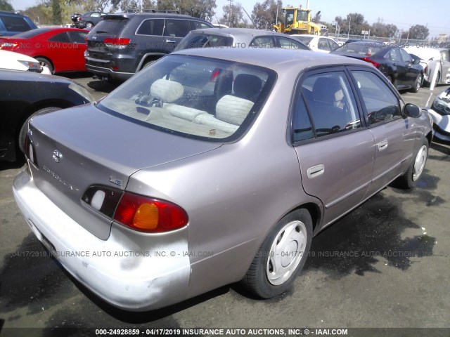 1NXBR18E3WZ061697 - 1998 TOYOTA COROLLA VE/CE/LE GOLD photo 4