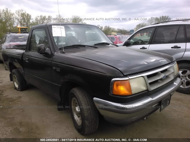 1FTCR10A3VUA16436 - 1997 FORD RANGER BLACK photo 1