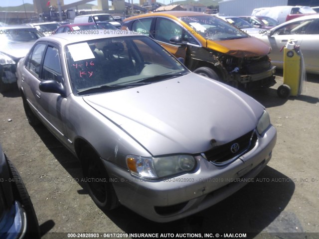 2T1BR12E71C491932 - 2001 TOYOTA COROLLA CE/LE/S TAN photo 1