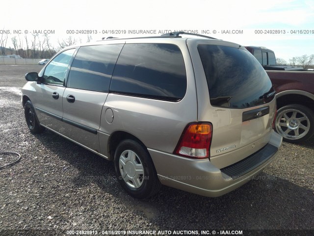 2FMZA51413BA92561 - 2003 FORD WINDSTAR LX GOLD photo 3