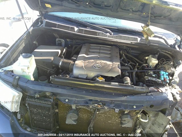 5TBDV581X7S466158 - 2007 TOYOTA TUNDRA CREWMAX LIMITED 蓝色 照片 10