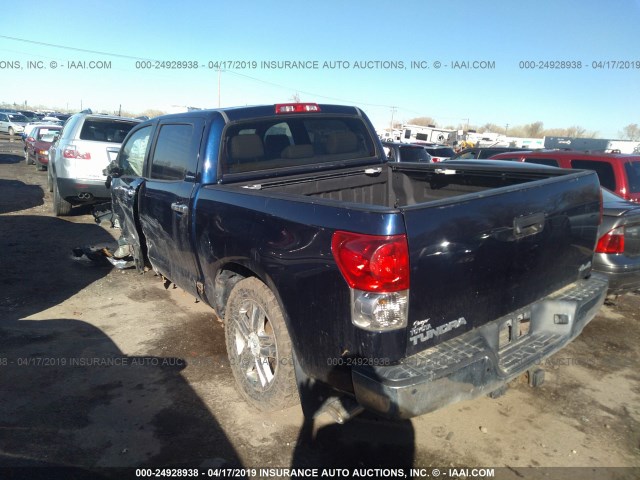 5TBDV581X7S466158 - 2007 TOYOTA TUNDRA CREWMAX LIMITED 蓝色 照片 3