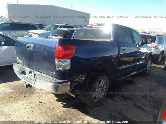 5TBDV581X7S466158 - 2007 TOYOTA TUNDRA CREWMAX LIMITED 蓝色 照片 4