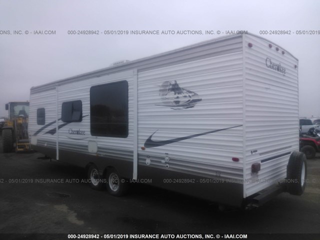 4X4TCKE216P098251 - 2006 FOREST RIVER CHEROKEE TRAVEL TRAILERS  WHITE photo 3