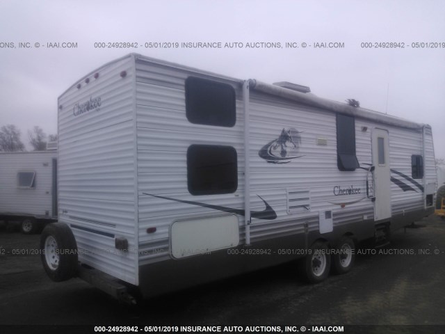 4X4TCKE216P098251 - 2006 FOREST RIVER CHEROKEE TRAVEL TRAILERS  WHITE photo 4