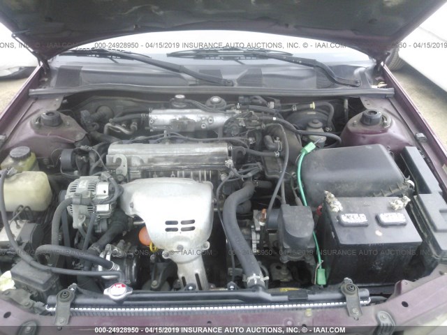 JT2BG22K1V0080844 - 1997 TOYOTA CAMRY LE/XLE أرجواني صورة 10