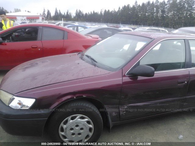 JT2BG22K1V0080844 - 1997 TOYOTA CAMRY LE/XLE أرجواني صورة 6