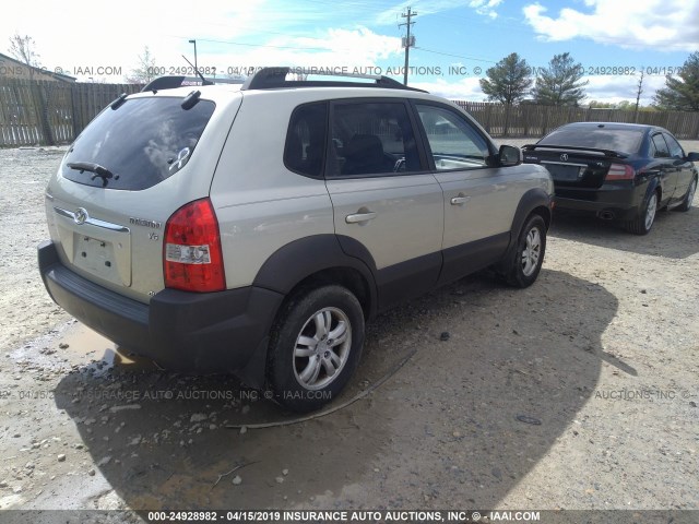 KM8JN72D96U374456 - 2006 HYUNDAI TUCSON GLS/LIMITED 绿色 照片 4