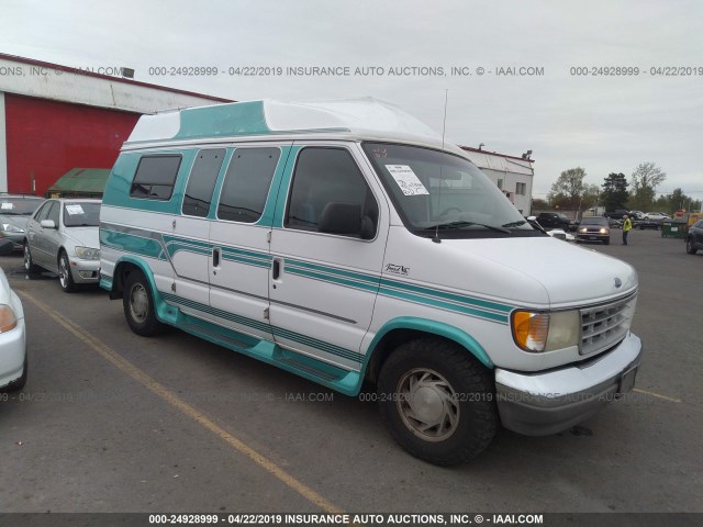 1FDEE14HXRHB91076 - 1994 FORD ECONOLINE E150 VAN WHITE photo 1