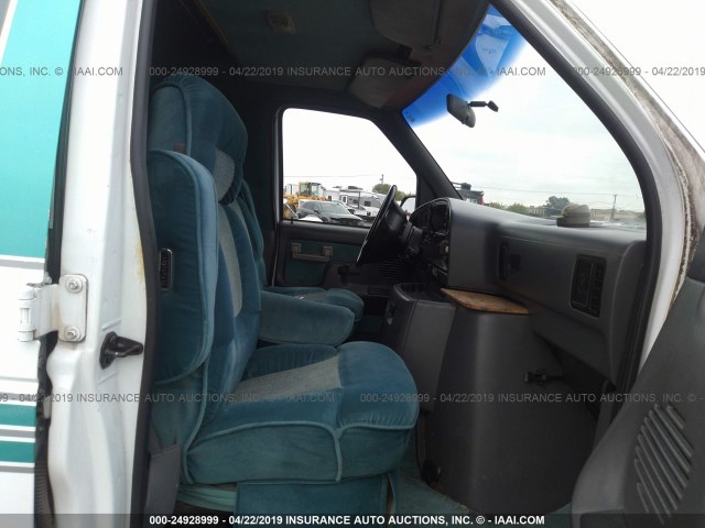 1FDEE14HXRHB91076 - 1994 FORD ECONOLINE E150 VAN WHITE photo 5