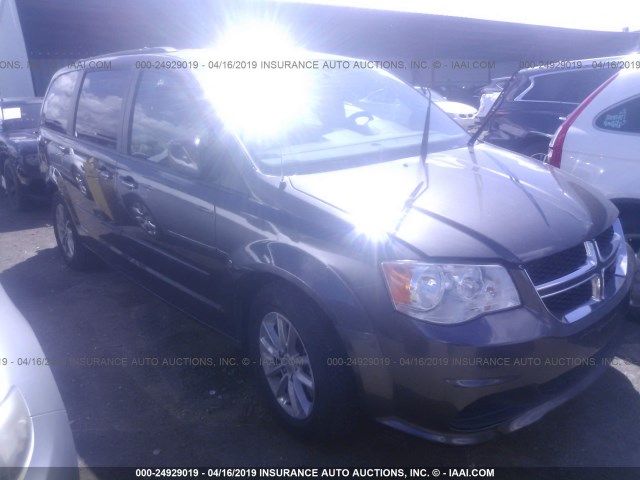 2C4RDGCG3FR624239 - 2015 DODGE GRAND CARAVAN SXT GRAY photo 1