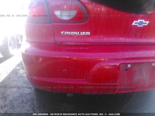 1G1JC524717406156 - 2001 CHEVROLET CAVALIER CNG RED photo 6