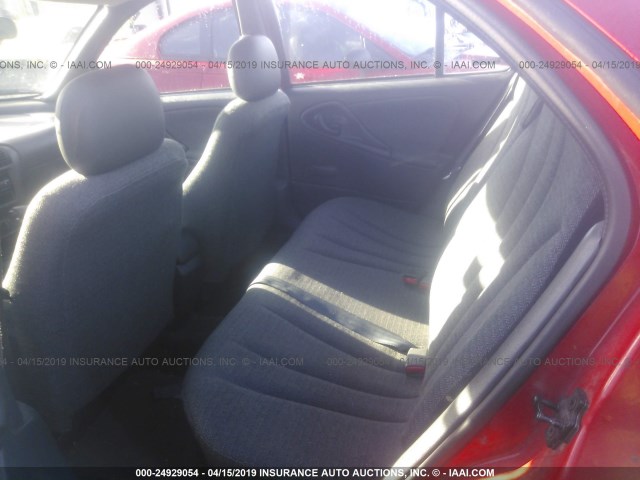 1G1JC524717406156 - 2001 CHEVROLET CAVALIER CNG RED photo 8