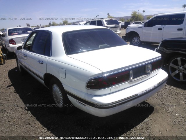 1G4HP52K2VH452241 - 1997 BUICK LESABRE CUSTOM WHITE photo 3