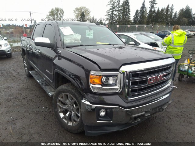 3GTU2VECXFG124907 - 2015 GMC SIERRA K1500 SLT GRAY photo 1