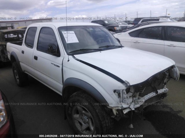 5TEHN72N51Z880376 - 2001 TOYOTA TACOMA DOUBLE CAB 白色 照片 1