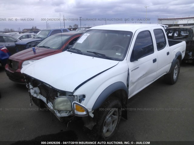 5TEHN72N51Z880376 - 2001 TOYOTA TACOMA DOUBLE CAB 白色 照片 2