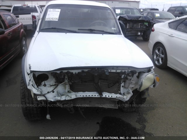 5TEHN72N51Z880376 - 2001 TOYOTA TACOMA DOUBLE CAB 白色 照片 6