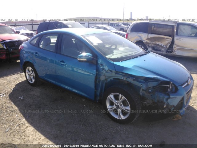 1FADP3F27DL151340 - 2013 FORD FOCUS SE BLUE photo 6