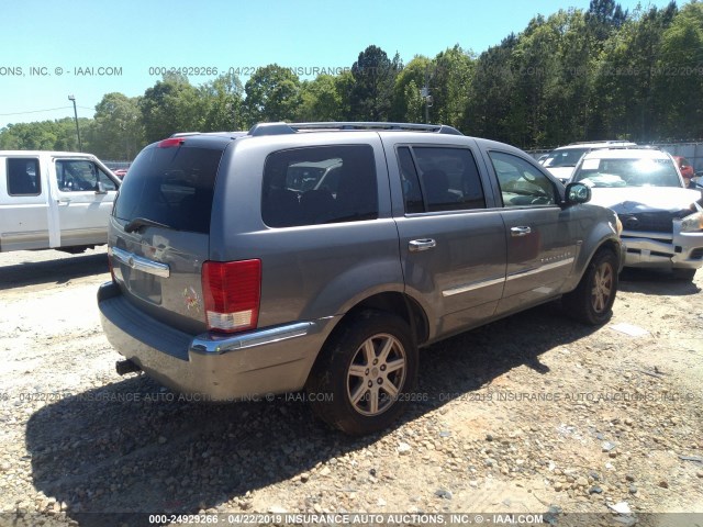 1A8HX58N57F554341 - 2007 CHRYSLER ASPEN LIMITED GRAY photo 4