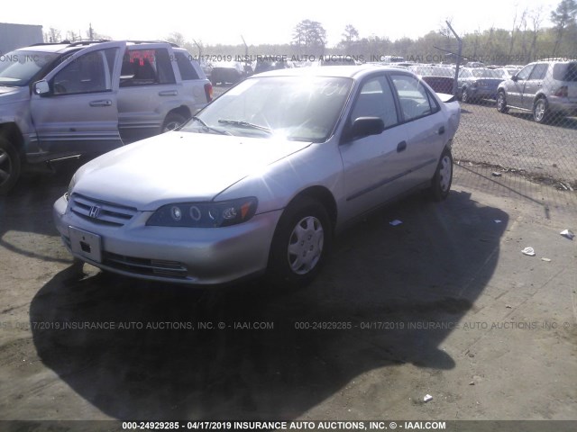 1HGCF8646XA135333 - 1999 HONDA ACCORD DX SILVER photo 2