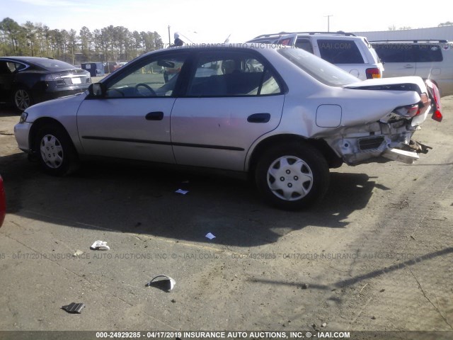 1HGCF8646XA135333 - 1999 HONDA ACCORD DX SILVER photo 3