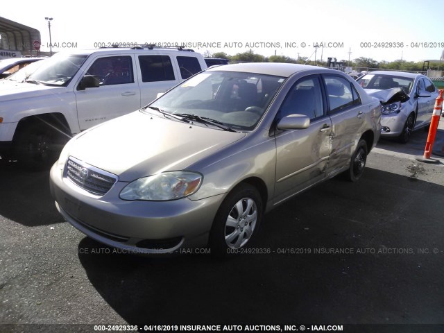 1NXBR32E88Z009568 - 2008 TOYOTA COROLLA CE/LE/S GOLD photo 2