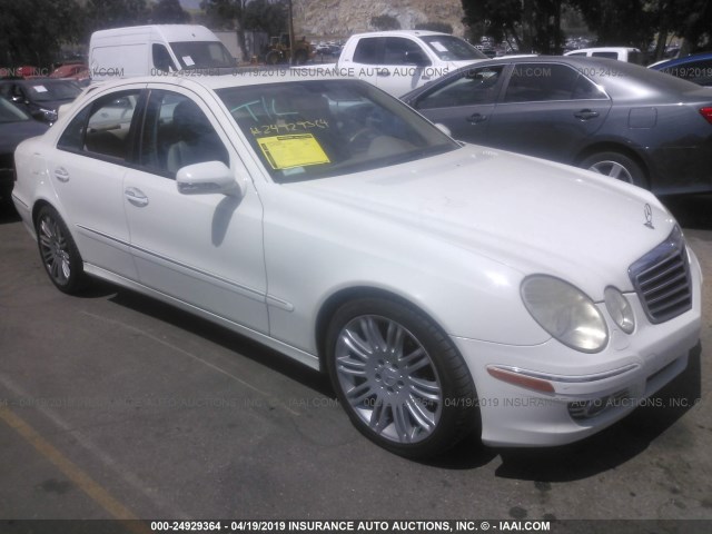 WDBUF56X37B135861 - 2007 MERCEDES-BENZ E 350 WHITE photo 1