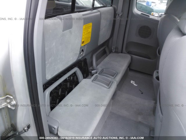 5TETU62N48Z588204 - 2008 TOYOTA TACOMA PRERUNNER ACCESS CAB SILVER photo 8