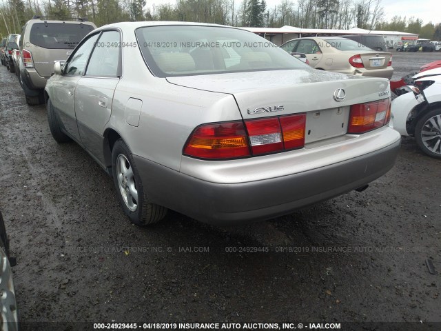 JT8BF28GXX0226396 - 1999 LEXUS ES 300 TAN photo 3