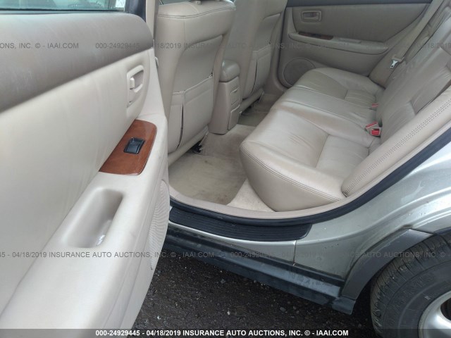 JT8BF28GXX0226396 - 1999 LEXUS ES 300 TAN photo 8