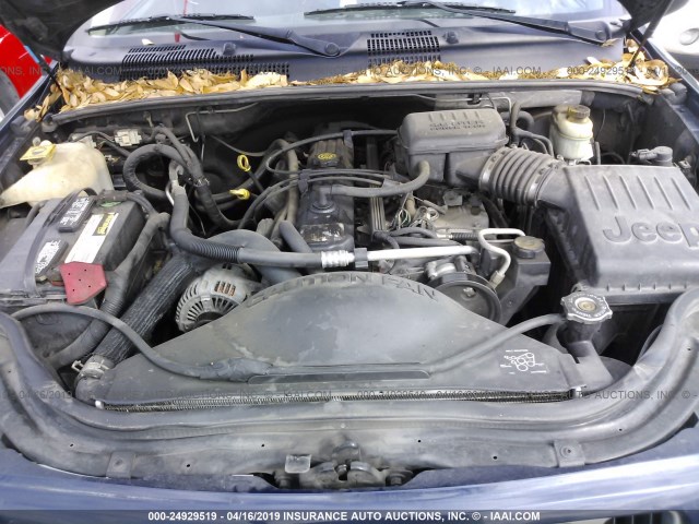 1J4GW48S34C429531 - 2004 JEEP GRAND CHEROKEE LAREDO/COLUMBIA/FREEDOM 蓝色 照片 10