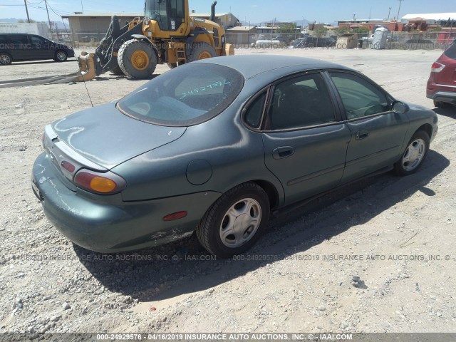 1FALP52U6VG200892 - 1997 FORD TAURUS GL GREEN photo 4